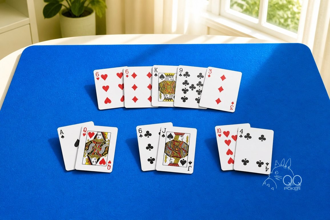 QQ Poker Online hand